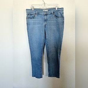 Classic Levi's Blue Straight Leg Jeans